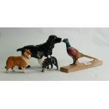 Beswick Items to include: Pheasant 1774, Sheep dog 1854,