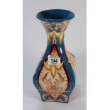 Cobridge Stoneware vase signed Sian Leeper dated 2001: height 30cm.