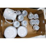 Denby Coloroll patterned Coffee Set: