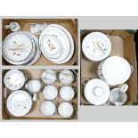 A collection of Midwinter wild oats patterned dinner ware: to include dinner plates, bowls,