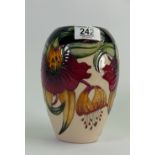 Moorcroft Anna Lily vase: Designed by Nicola Slaney, height 17.