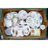 A mixed collection of items to include: Royal Albert Old Country Roses,