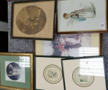 A collection of portrait theme Early 20th Century & later Prints(6)