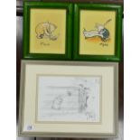Three framed Winnie The Pooh Framed Prints(3):