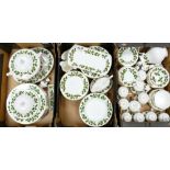 A large collection of Grafton noel patterned Christmas dinner ware: to include dinner plates,