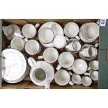 A large collection of Midwinter wild oats patterned oven and table ware: to include cups, saucers.