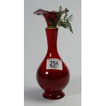 Anita Harris handmade poppy and bud vase: limited edition 5/100
