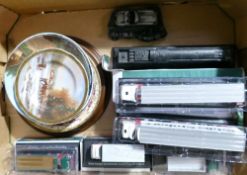 A collection of items: including Eddie Stobart boxed trucks,