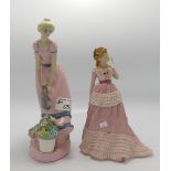 Franklin Mint Matt Figure Enchanted Evening: together with Continental Figure Patricia of the