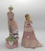 Franklin Mint Matt Figure Enchanted Evening: together with Continental Figure Patricia of the