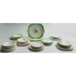Selection of Shelley to include: Regent saucers, side plates and bread and butter plates,