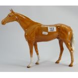 Beswick Large Palomino Race Horse: 1564