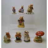 Royal Doulton Brambley Hedge Figures to include: Dusty's Buns DBH51, Mr Apple DBH53, In The Brambles
