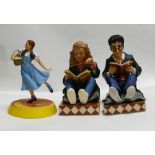 Harry Potter Resin Book Ends: together with Wizard of Oz figure Dorothy(3)