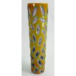 A large modern art glass vase: height 43cm