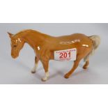 Beswick palomino Boys pony: 1480