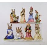 Royal Doulton bunnykins to include Fortune Teller DB218: (boxed), Storytime DB9 (boxed book