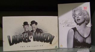 Boxed Laural & Hardy DVD set: together with Marilyn Monroe boxed DVD set