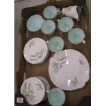 Royal Albert Festival tea ware items: 25 pieces.