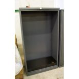 Bisley metal shelving unit: 91.5cm wide x 166cm high x 46cm deep