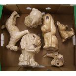A collection of Sylvac and similar dogs: