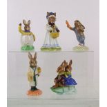 Royal Doulton Bunnykins to include Sleigh Ride DB4: Bathtime DB148, Mrs Bunnykin DB19, Mother's