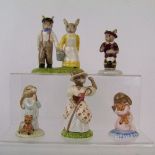 Royal Doulton Bunnykins to include Little Bo Peep 220: (boxed), Little Jack Horner DB221 (boxed),