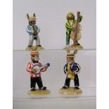 Royal Doulton Bunnykins Figures from the Jazz Band Collection: Figures comprising Clarinet Player