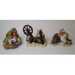 Royal Doulton Brambley Hedge Figures to include: A Cheerful Blaze DBH60, Lily Weaver Spinning