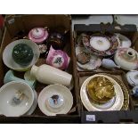 A mixed collection of decorative items to include: Royal Doulton vase, Grays pottery jug, Noritake