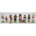 Beswick pig promenade band to include : David PP3, Matthew PP2, michael PP6, John PP1, James PP7 (