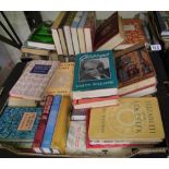 A large collection of books: hardback vintage story books, various topics and themes (2 trays).