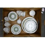 Spode Provence tea and dinner ware: to include 8 trio's, 5 side plates and 1 dinner plate