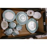 Royal Doulton Melrose patterned tea set:35 pieces