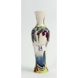 Moorcroft Persephone patterned vase: Moorcroft collector club piece dated 2007 by Nicola Slaney.