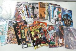 A collection of DC, Marvel & Independent modern comics to include: superman, Punisher, Sandman,