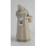 Royal Doulton Lambeth Stoneware figure of a Dutch woman with basket: By Leslie Harradine H3,
