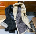 Ladies Vintage astrakhan fur coat: together similar item(2)