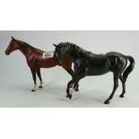 Beswick matt The Winner 2421 & Black Beauty(2)