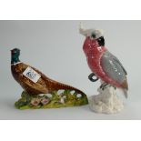 Beswick Cockatoo 1180 & Pheasant 1226(2):