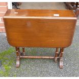 Small Reproduction Mahogany Sutherland Table: