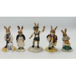 Royal Doulton Bunnykins Figures to include: Master Potter DB131, Fisherman DB84,