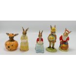 Royal Doulton Bunnykins Figures to include: Happy Birthday DB21, 60th Anniversary DB137,