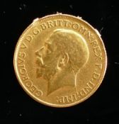 1913 gold full sovereign: Gorge V and St George and the dragon.