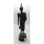 Resin figure of Buddha: height 35cm
