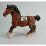 Beswick Matt Cantering Shire Horse 975: