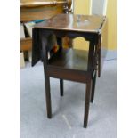 Victorian rosewood occasional or lamp table: Reduced in height.