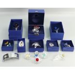 Swarovski Crystal Boxed Flowers: a collection of 11