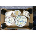 A collection of Mason's items to include: Regency oval dish, jug, Paynsley milk jug and dish,