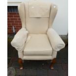 Re upholstered Early 20th Century Armchair: